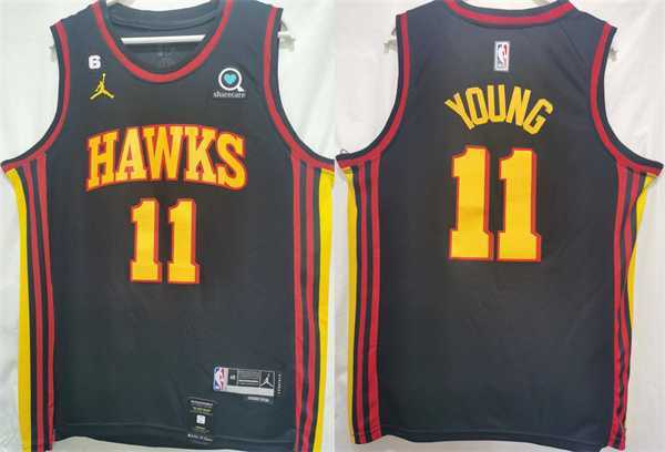 Men's Atlanta Hawks #11 Trae Young Black Stitched Jersey,We sell and wholesale Men's Atlanta Hawks #11 Trae Young Black Stitched Jersey on line form chian!